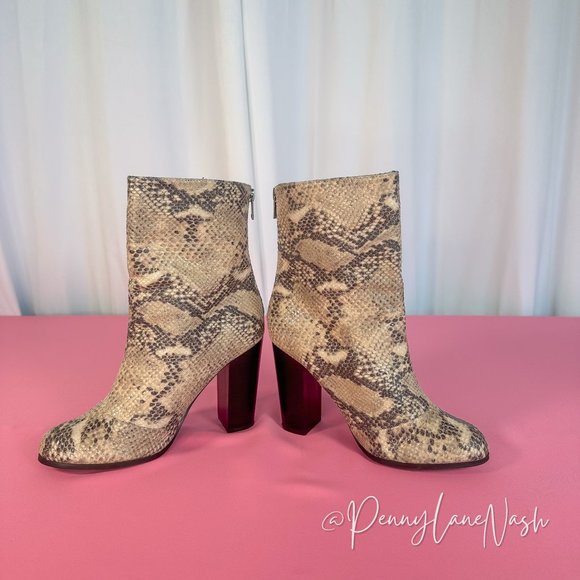 Target Snake Print Ankle Bootie Size 7.5 - Picture 4 of 12